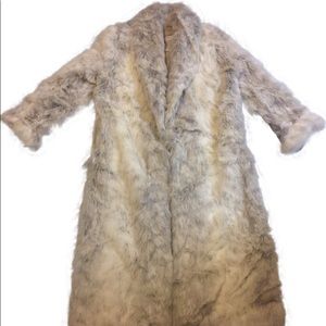London Fog Fake Fur Cardigan
